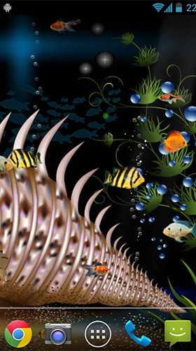 Ladda ner Aquarium by orchid - gratis live wallpaper för Android på skrivbordet.