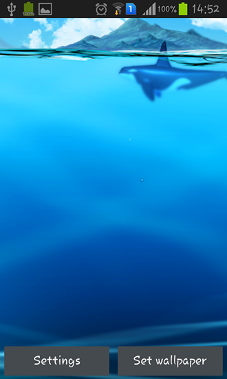 Gratis 3D live wallpaper för Android på surfplattan arbetsbordet: Asus: My ocean.