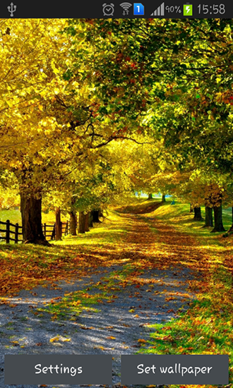 Gratis levande bakgrundsbilder Autumn by Best wallpapers på Android-mobiler och surfplattor.
