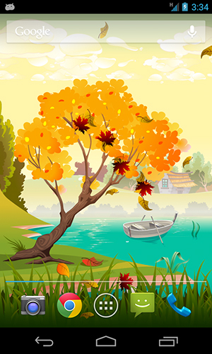 Gratis Landskap live wallpaper för Android på surfplattan arbetsbordet: Autumn by blakit.
