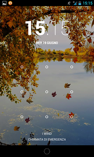 Autumn river HD - ladda ner levande bakgrundsbilder till Android 1 mobiler.