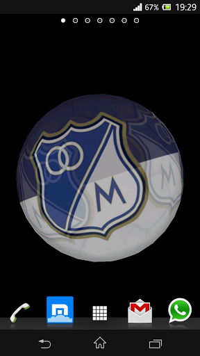 Gratis live wallpaper för Android på surfplattan arbetsbordet: Ball 3D: Millonarios.