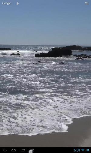 Beach real - ladda ner levande bakgrundsbilder till Android 3.0 mobiler.