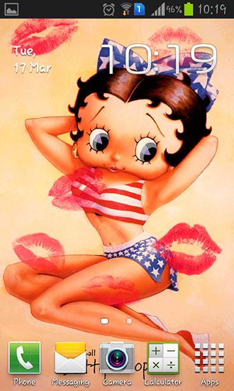 Betty Boop - ladda ner levande bakgrundsbilder till Android A.n.d.r.o.i.d. .5...0. .a.n.d. .m.o.r.e mobiler.