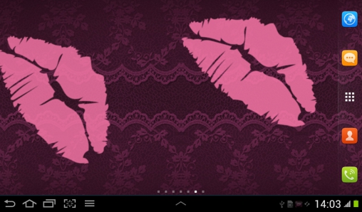 Gratis levande bakgrundsbilder Black and pink på Android-mobiler och surfplattor.