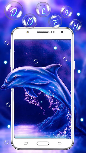Ladda ner Blue dolphin by Live Wallpaper Workshop - gratis live wallpaper för Android på skrivbordet.