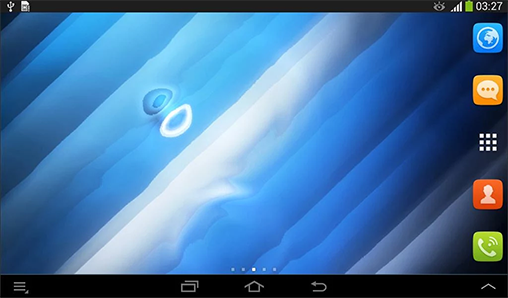 Gratis Abstraktion live wallpaper för Android på surfplattan arbetsbordet: Blue water.