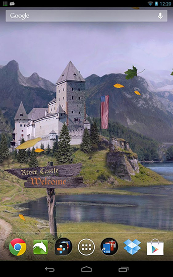 Castle - ladda ner levande bakgrundsbilder till Android 4.0.3 mobiler.
