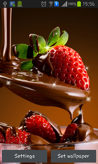 Chocolate - ladda ner levande bakgrundsbilder till Android 5.1 mobiler.