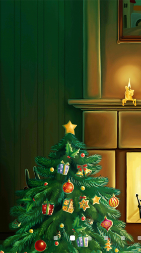 Ladda ner Christmas fireplace by Amax LWPS - gratis live wallpaper för Android på skrivbordet.