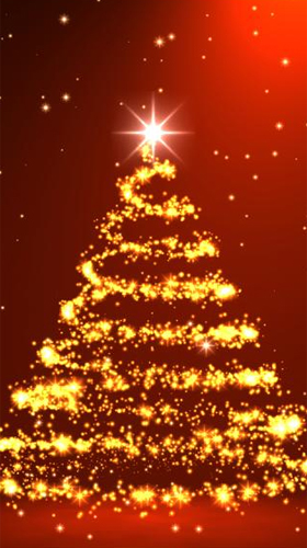 Ladda ner Christmas tree by Live Wallpapers Studio Theme - gratis live wallpaper för Android på skrivbordet.