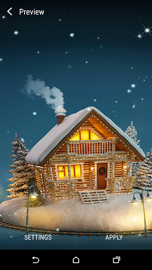 Christmas 3D by Wallpaper qhd - ladda ner levande bakgrundsbilder till Android 2.3.5 mobiler.