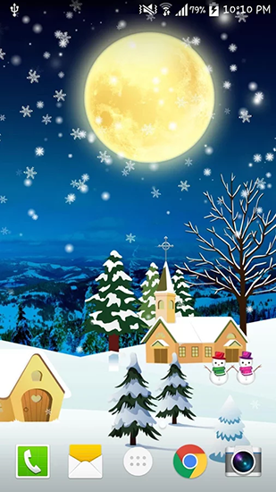 Gratis levande bakgrundsbilder Christmas by Live wallpaper hd på Android-mobiler och surfplattor.