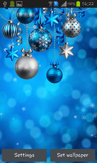 Christmas decorations - ladda ner levande bakgrundsbilder till Android 6.0 mobiler.