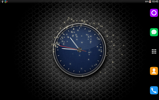 Gratis With clock live wallpaper för Android på surfplattan arbetsbordet: Clock by T-Me Clocks.