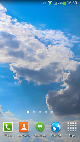 Gratis levande bakgrundsbilder Clouds HD 5 på Android-mobiler och surfplattor.