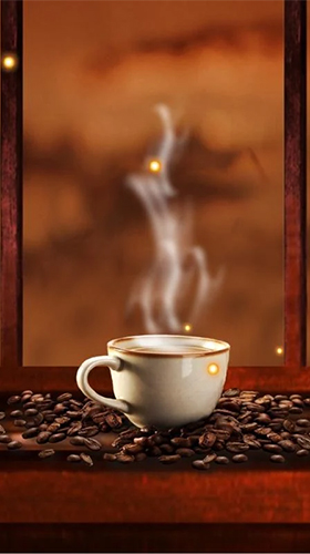 Ladda ner Coffee by Free Apps Factory - gratis live wallpaper för Android på skrivbordet.