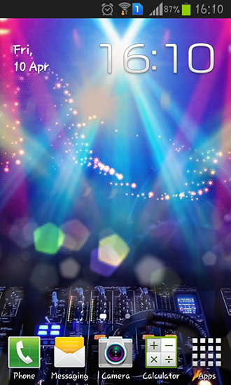 Colored lights - ladda ner levande bakgrundsbilder till Android 4.3 mobiler.