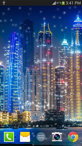 Ladda ner Dubai night by live wallpaper HongKong - gratis live wallpaper för Android på skrivbordet.