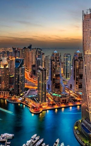 Dubai - ladda ner levande bakgrundsbilder till Android 4.0 mobiler.
