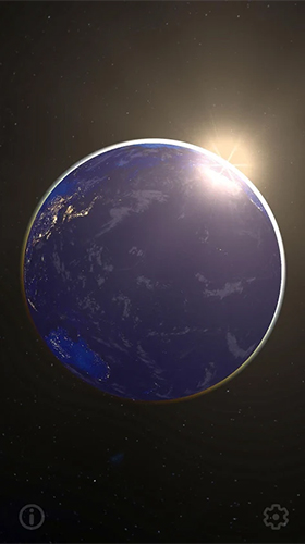 Ladda ner Earth and Moon 3D - gratis live wallpaper för Android på skrivbordet.