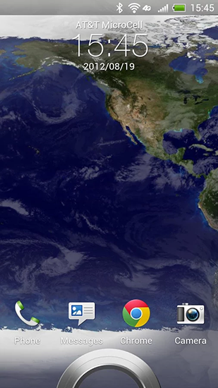 Gratis Rymd live wallpaper för Android på surfplattan arbetsbordet: Earth.