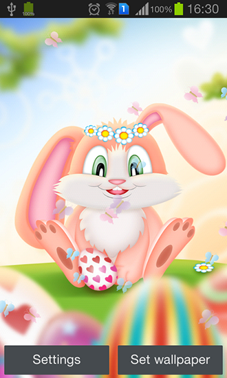 Gratis levande bakgrundsbilder Easter by My cute apps på Android-mobiler och surfplattor.