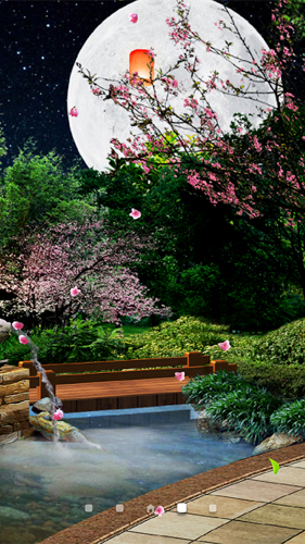 Ladda ner Eastern garden by Amax LWPS - gratis live wallpaper för Android på skrivbordet.