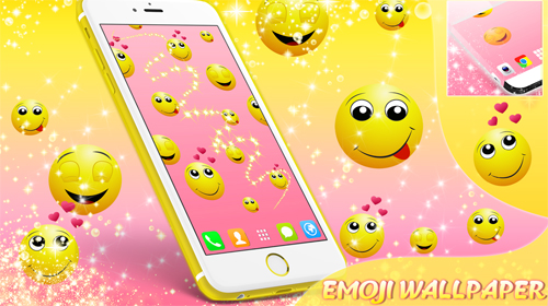 Ladda ner Emoji - gratis live wallpaper för Android på skrivbordet.