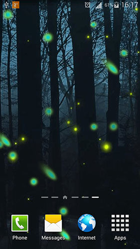 Ladda ner Fireflies by Phoenix Live Wallpapers - gratis live wallpaper för Android på skrivbordet.