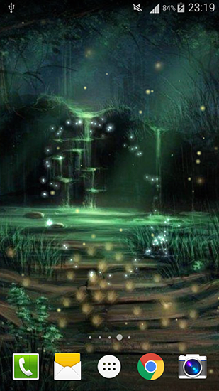 Gratis levande bakgrundsbilder Fireflies by Live wallpaper HD på Android-mobiler och surfplattor.
