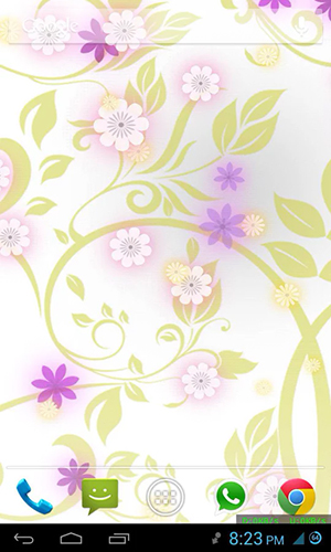 Ladda ner Flowers by Dutadev - gratis live wallpaper för Android på skrivbordet.