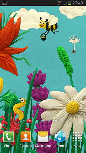 Gratis Blommor live wallpaper för Android på surfplattan arbetsbordet: Flowers by Sergey Mikhaylov & Sergey Kolesov.