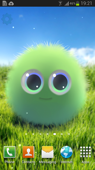Fluffy Chu - ladda ner levande bakgrundsbilder till Android 5.0 mobiler.