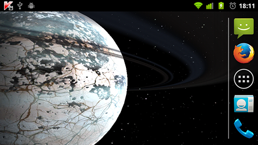 Gratis 3D live wallpaper för Android på surfplattan arbetsbordet: Foreign Planets 3D.