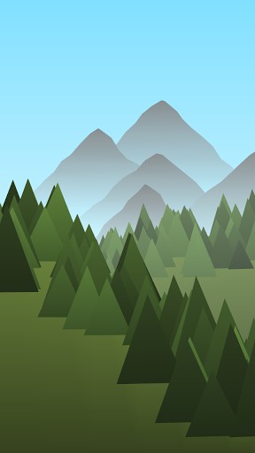 Forest - ladda ner levande bakgrundsbilder till Android 2.3 mobiler.