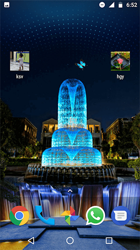 Ladda ner Fountain 3D - gratis live wallpaper för Android på skrivbordet.