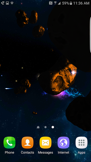 Ladda ner Galaxies Exploration - gratis live wallpaper för Android på skrivbordet.