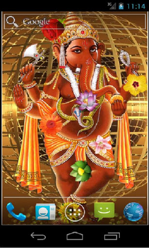 Gratis levande bakgrundsbilder Ganesha HD på Android-mobiler och surfplattor.