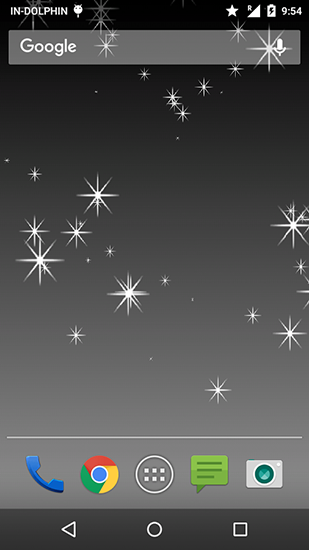 Glitter star - ladda ner levande bakgrundsbilder till Android 4.4.4 mobiler.