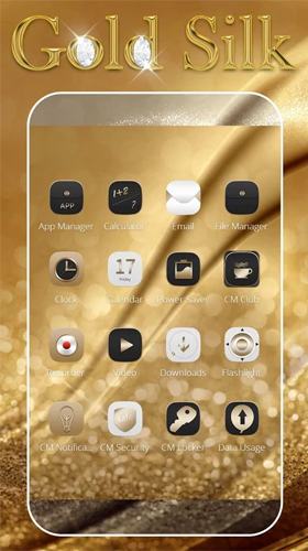 Ladda ner Gold silk - gratis live wallpaper för Android på skrivbordet.