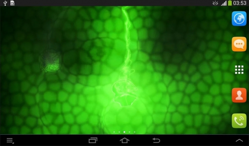 Gratis Abstraktion live wallpaper för Android på surfplattan arbetsbordet: Green neon.