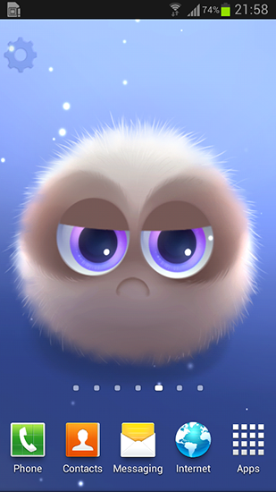 Grumpy Boo - ladda ner levande bakgrundsbilder till Android 3.0 mobiler.