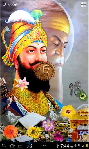 Guru Gobind Singh Ji - ladda ner levande bakgrundsbilder till Android 4.2 mobiler.