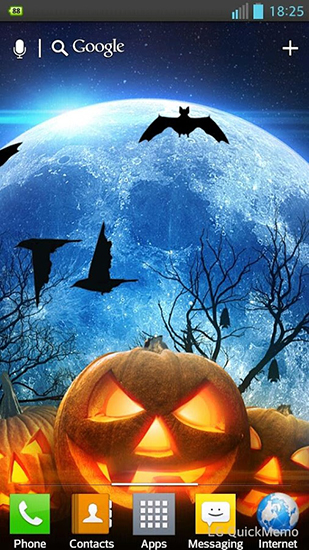 Gratis levande bakgrundsbilder Halloween HD på Android-mobiler och surfplattor.