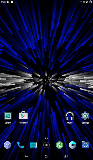 Infinite rays - ladda ner levande bakgrundsbilder till Android 7.0 mobiler.