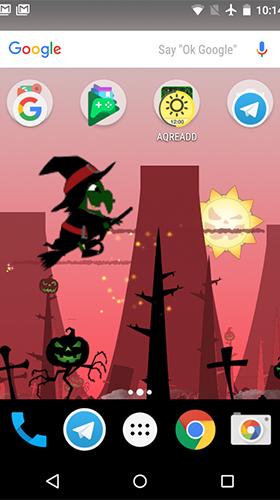 Ladda ner Little witch planet - gratis live wallpaper för Android på skrivbordet.