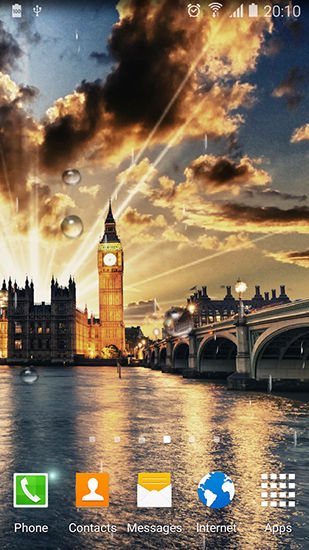 London - ladda ner levande bakgrundsbilder till Android 4.1.2 mobiler.