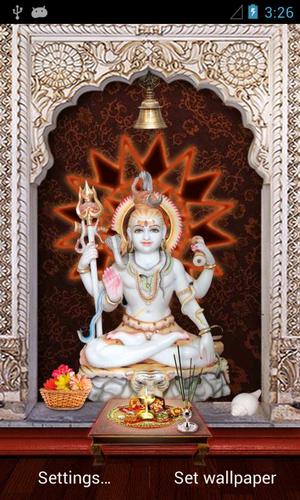 Lord Shiva 3D: Temple - ladda ner levande bakgrundsbilder till Android 4.0. .�.�. .�.�.�.�.�.�.�.� mobiler.