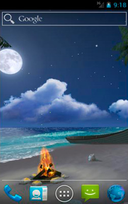 Gratis levande bakgrundsbilder Lost island 3D på Android-mobiler och surfplattor.
